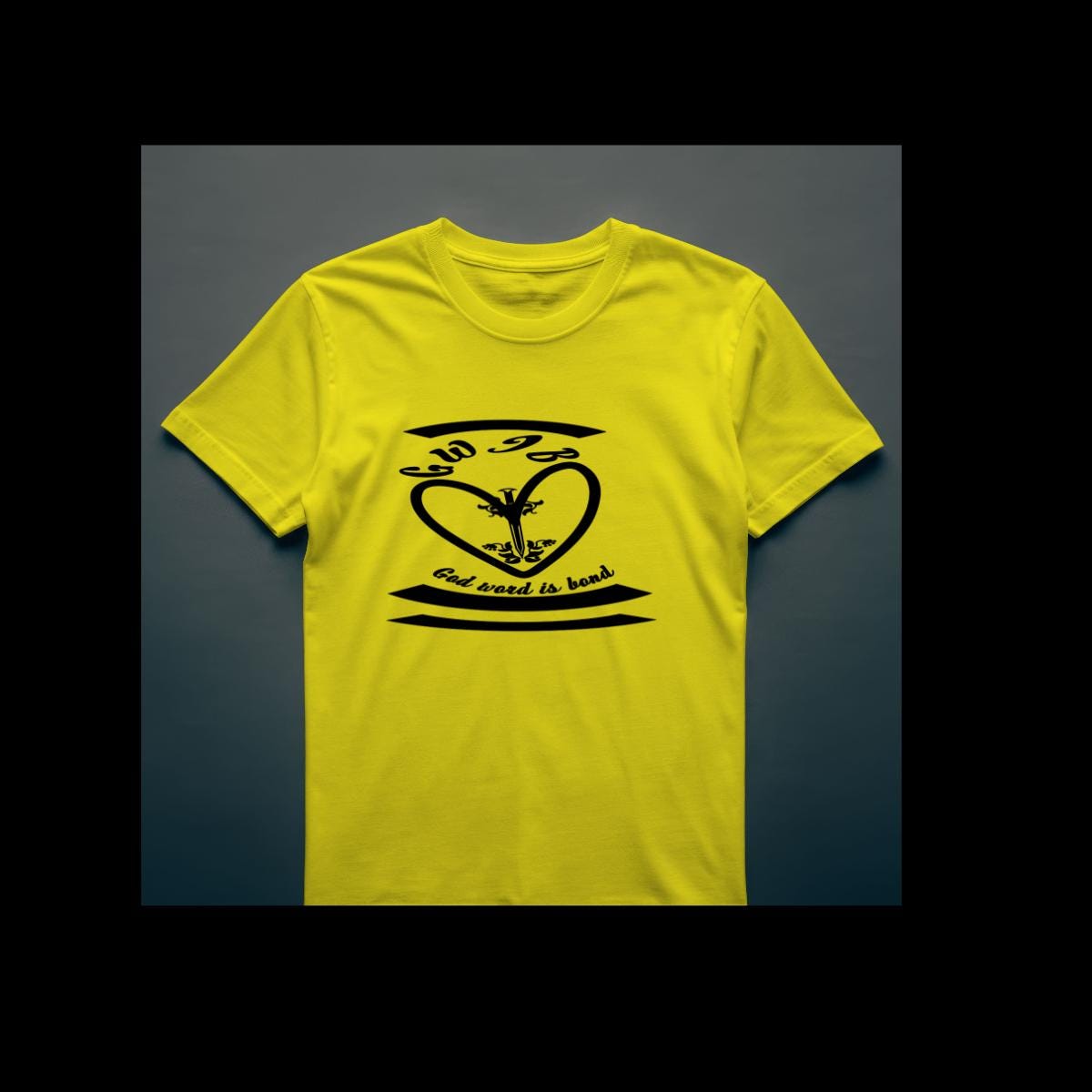 Heart Felt Love GWIB God Word Is Bond T Shirt for kids