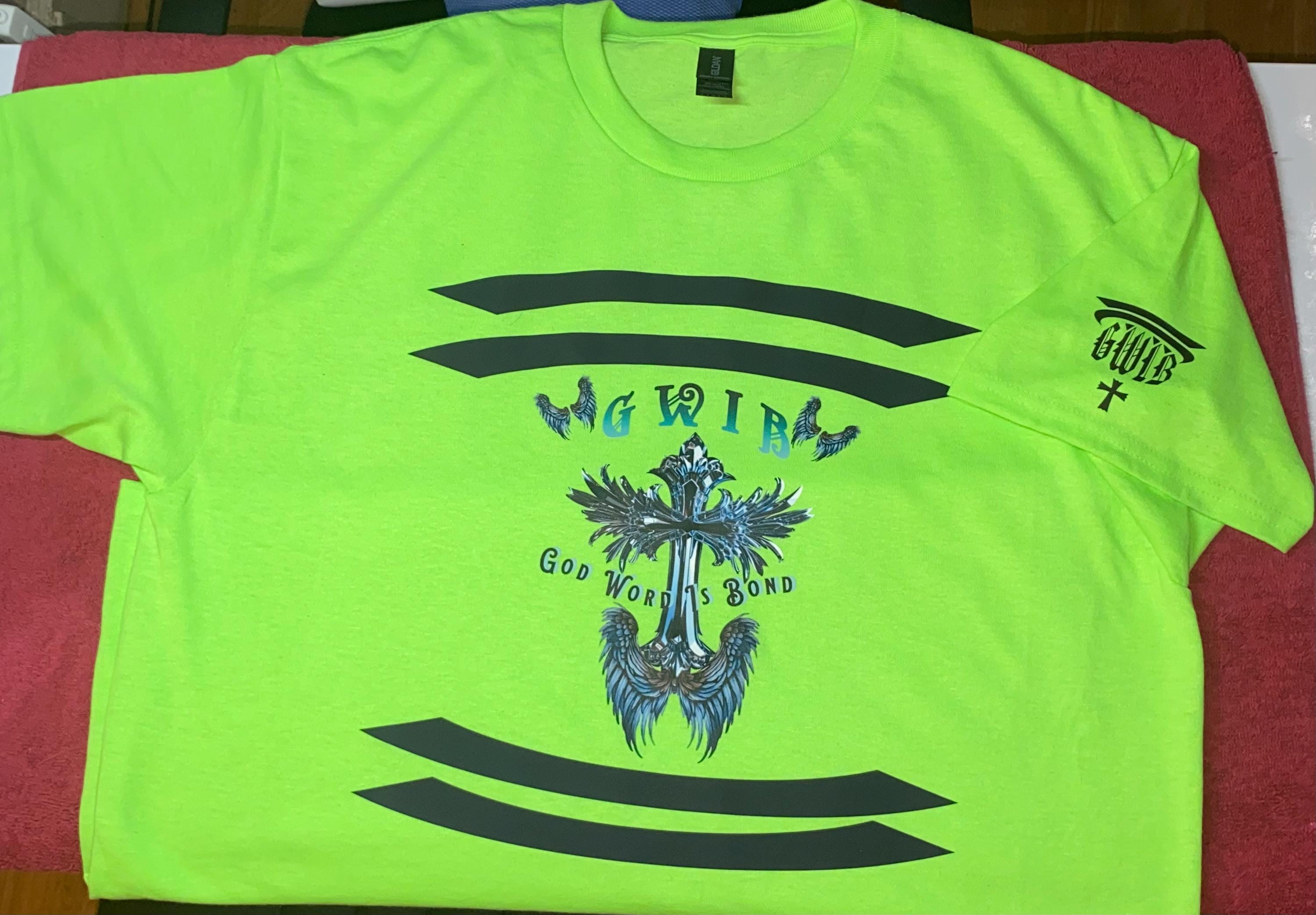 Faith-Based Christian Tee - GWIB God Word Is Bond T-Shirt