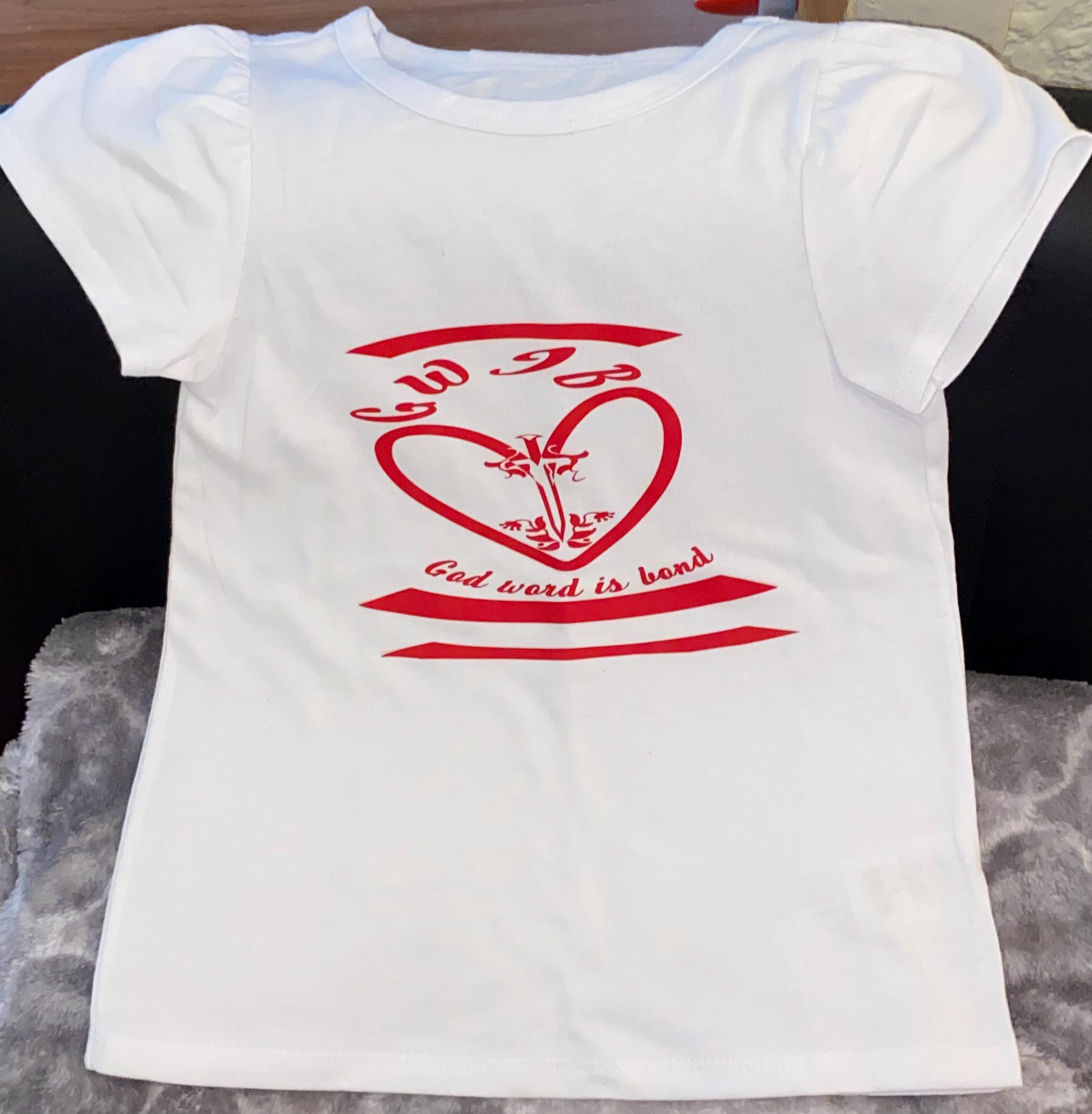 Heart Felt Love GWIB God Word Is Bond T Shirt for kids