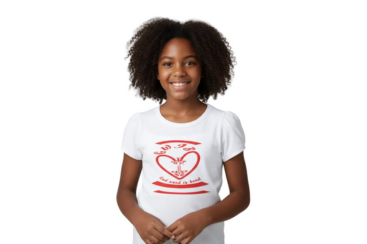 Heart Felt Love GWIB God Word Is Bond T Shirt for kids