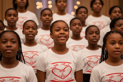 Heart Felt Love GWIB God Word Is Bond T Shirt for kids