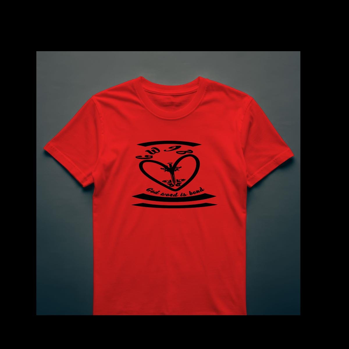 Heart Felt Love GWIB God Word Is Bond T Shirt for kids