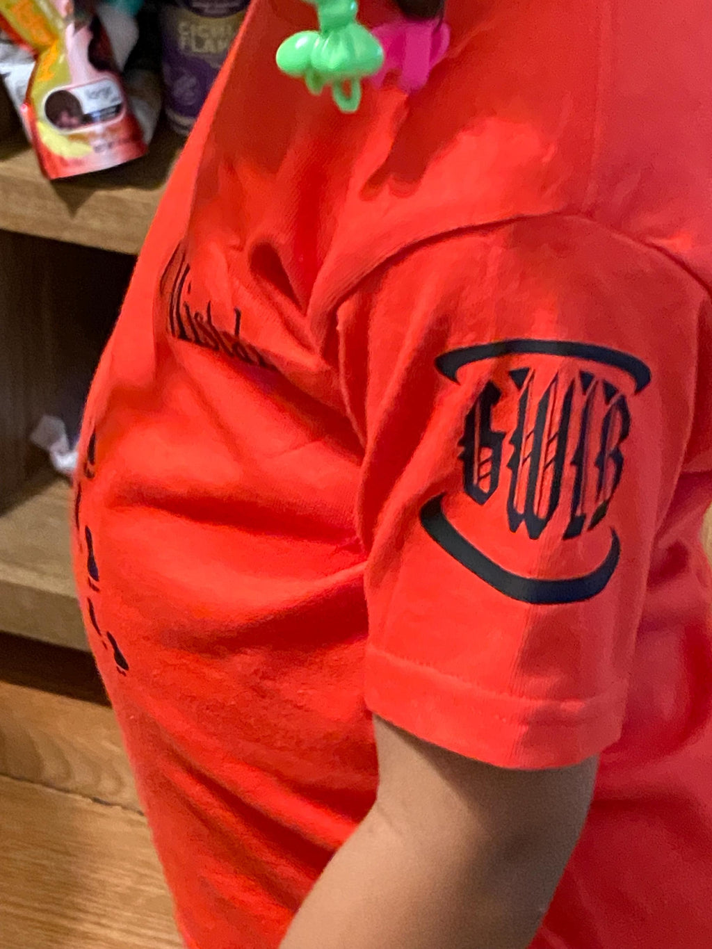 Walk with God Kids Shirt: Footprints Design, GWIB