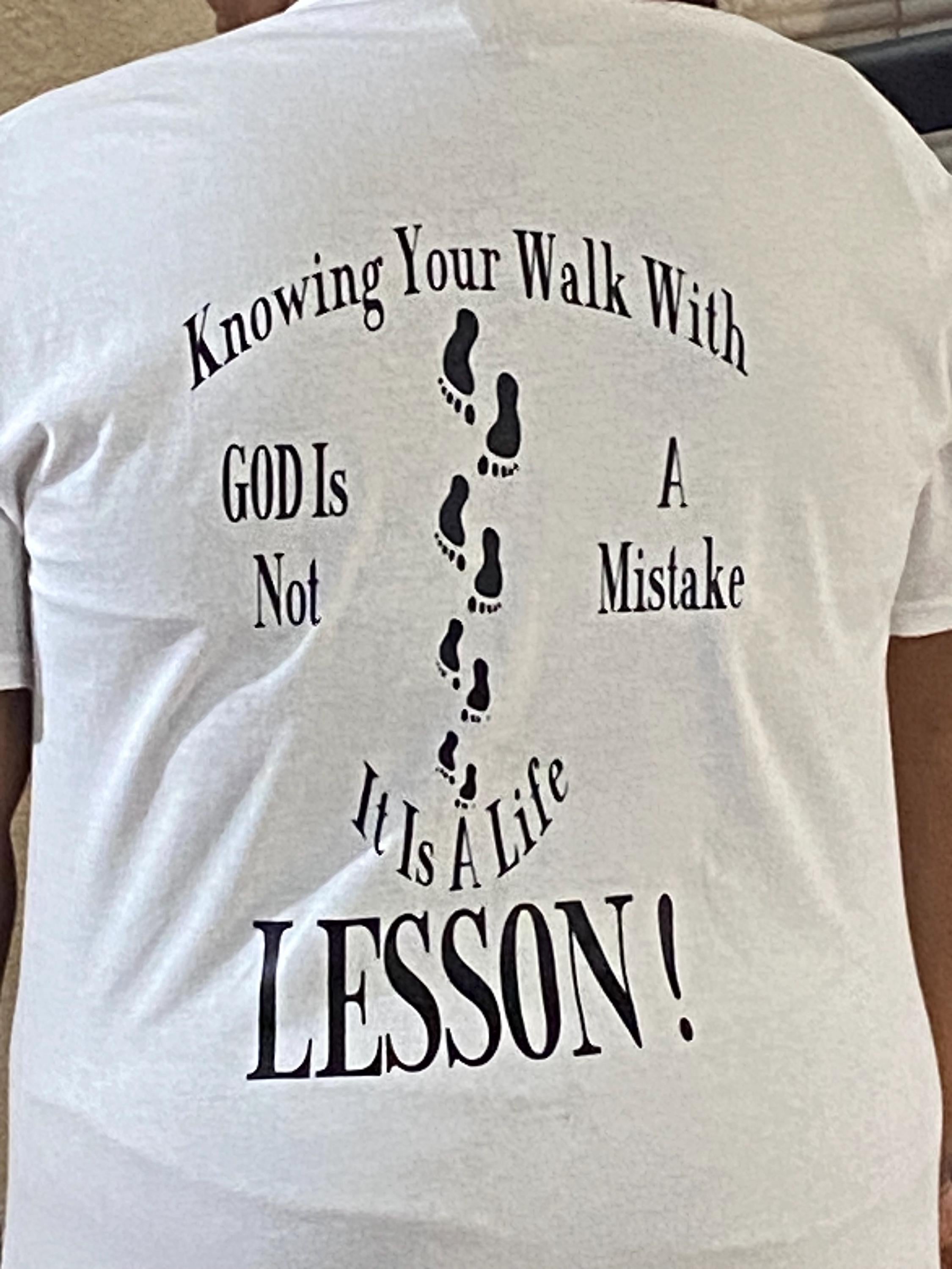 Faith Base T Shirt- Reminding you that your walk with God is not a Mistake