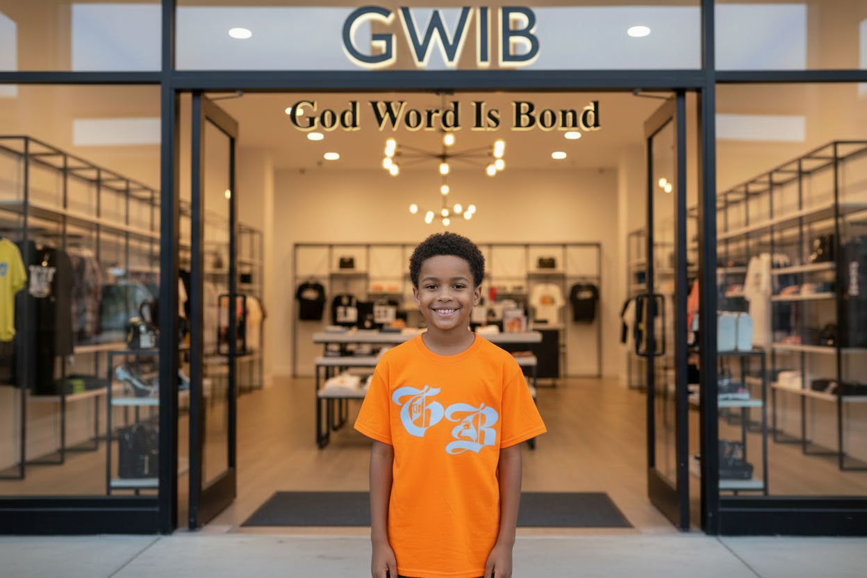 GWIB Graphic T-Shirt: God Word Is Bond Faith Tee