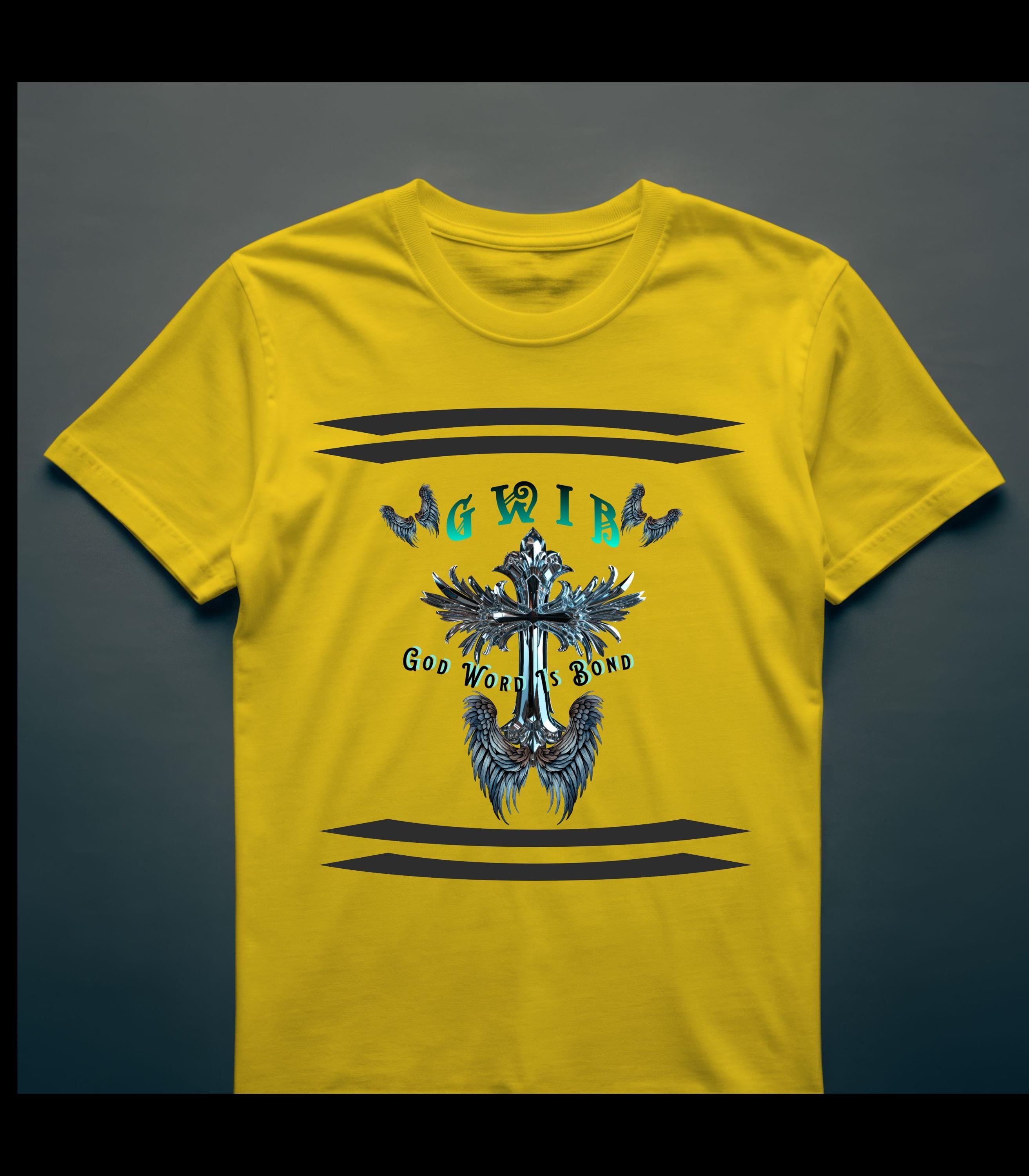 Faith-Based Christian Tee - GWIB God Word Is Bond T-Shirt