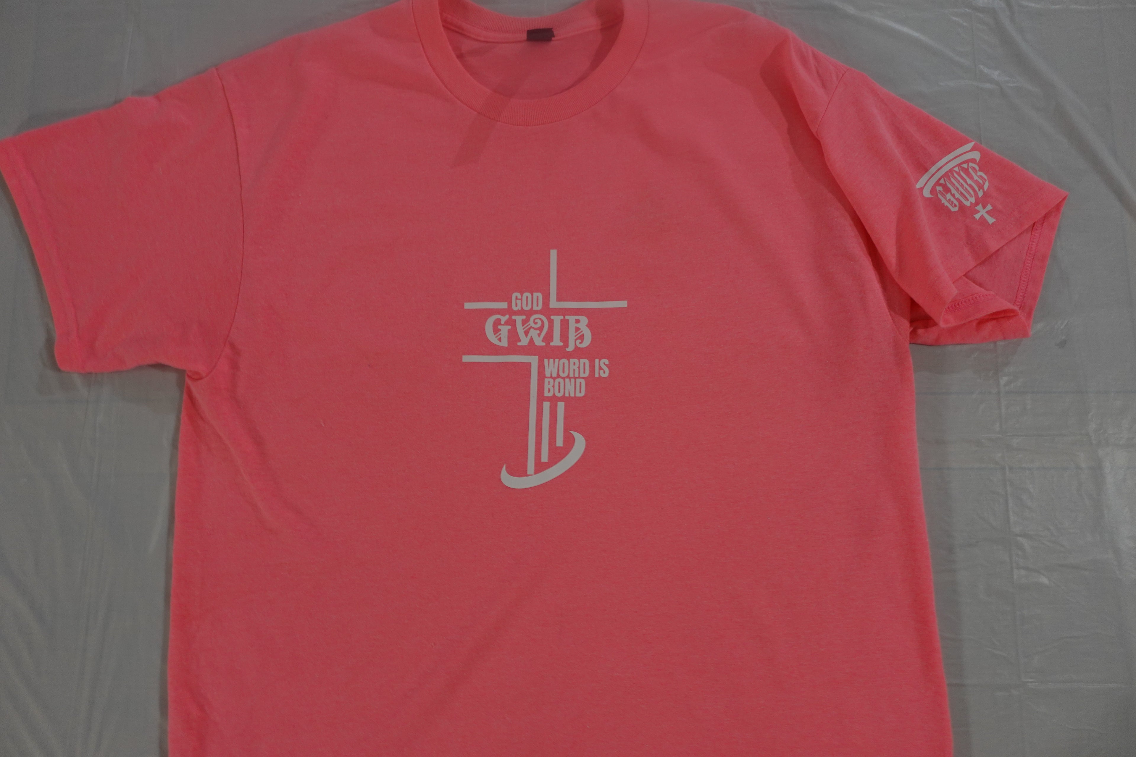 Short Sleeve Graphic design Faith Based T-Shirt with inspiring message.