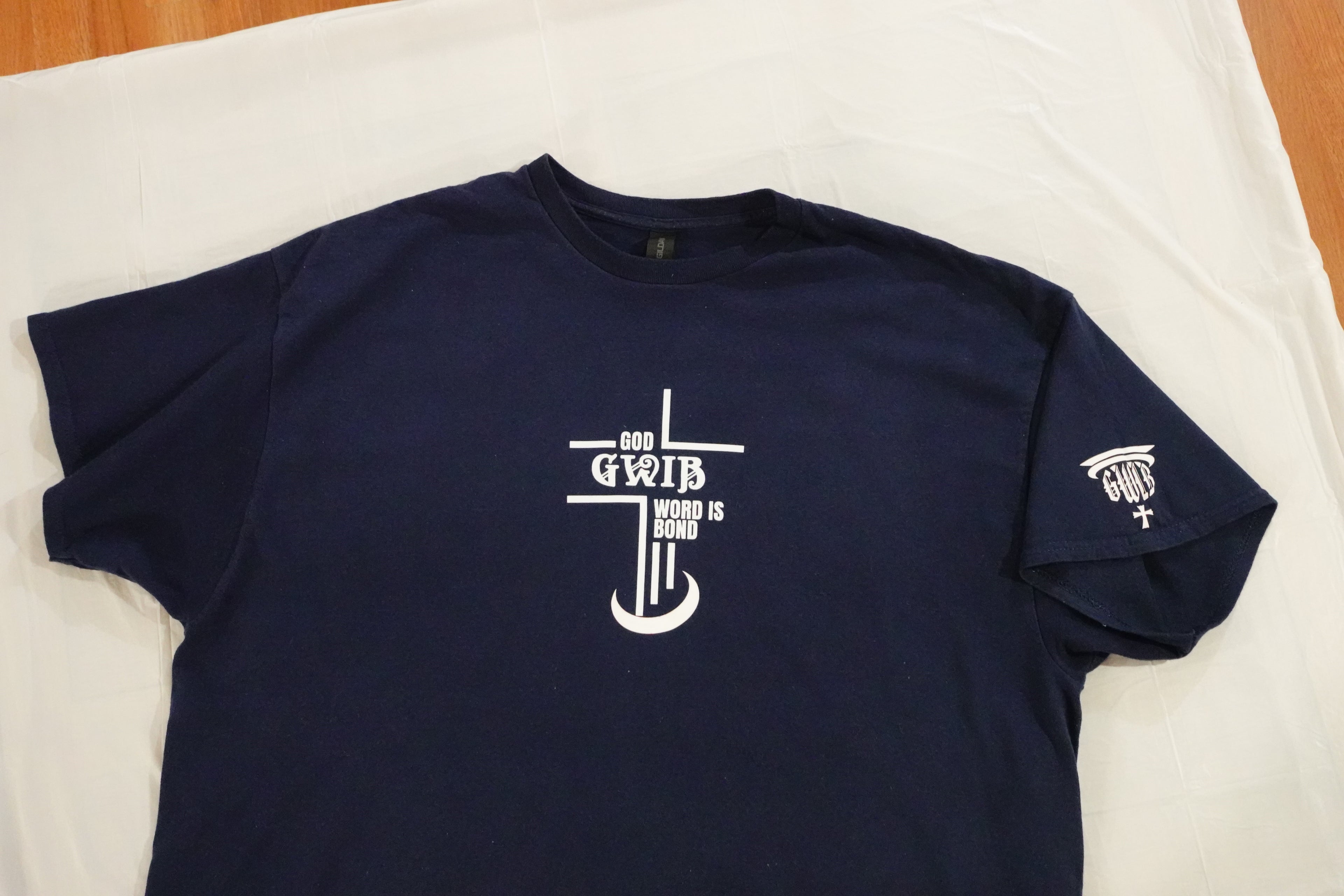 Short Sleeve Graphic design Faith Based T-Shirt with inspiring message.