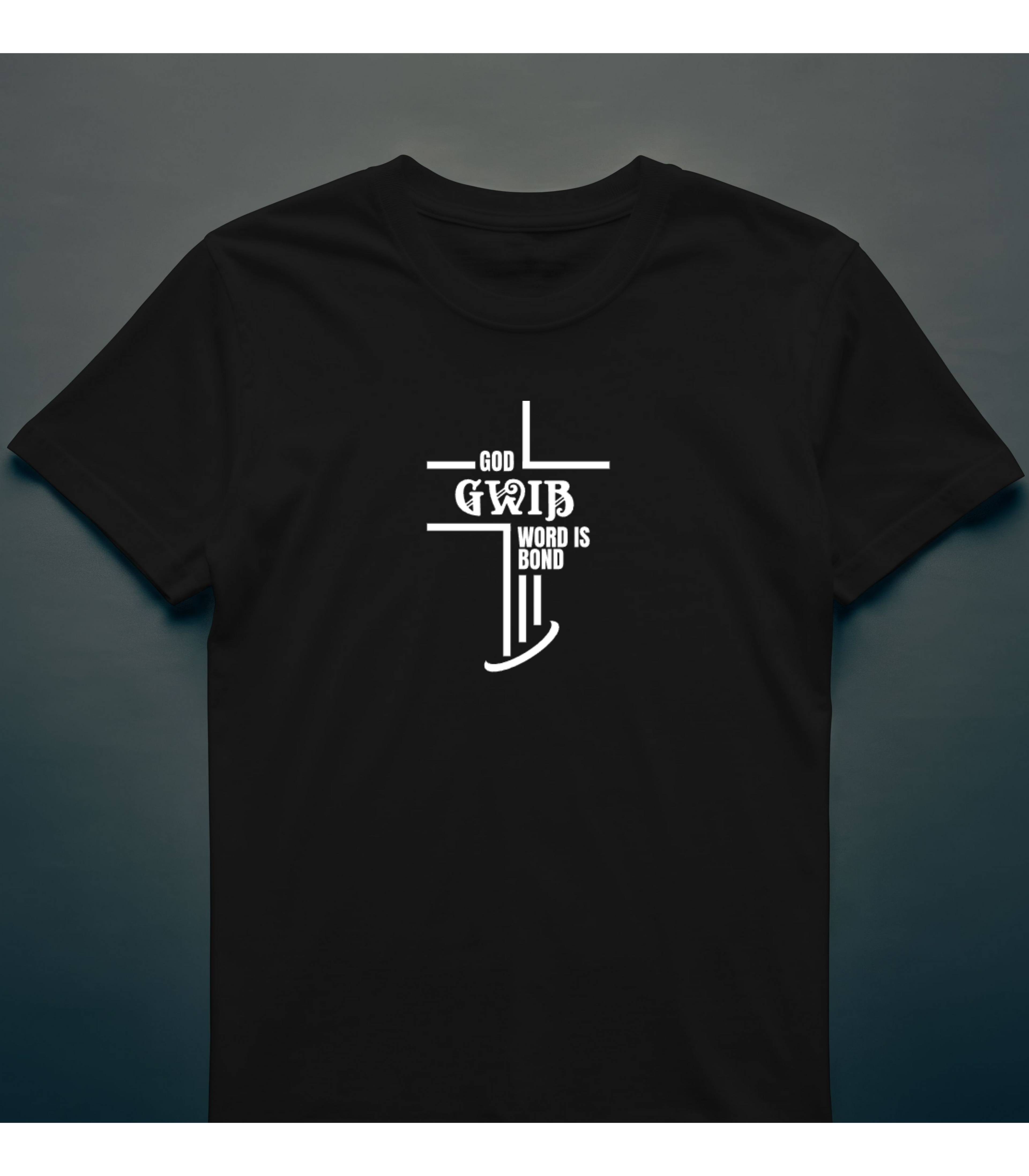 Short Sleeve Graphic design Faith Based T-Shirt with inspiring message.