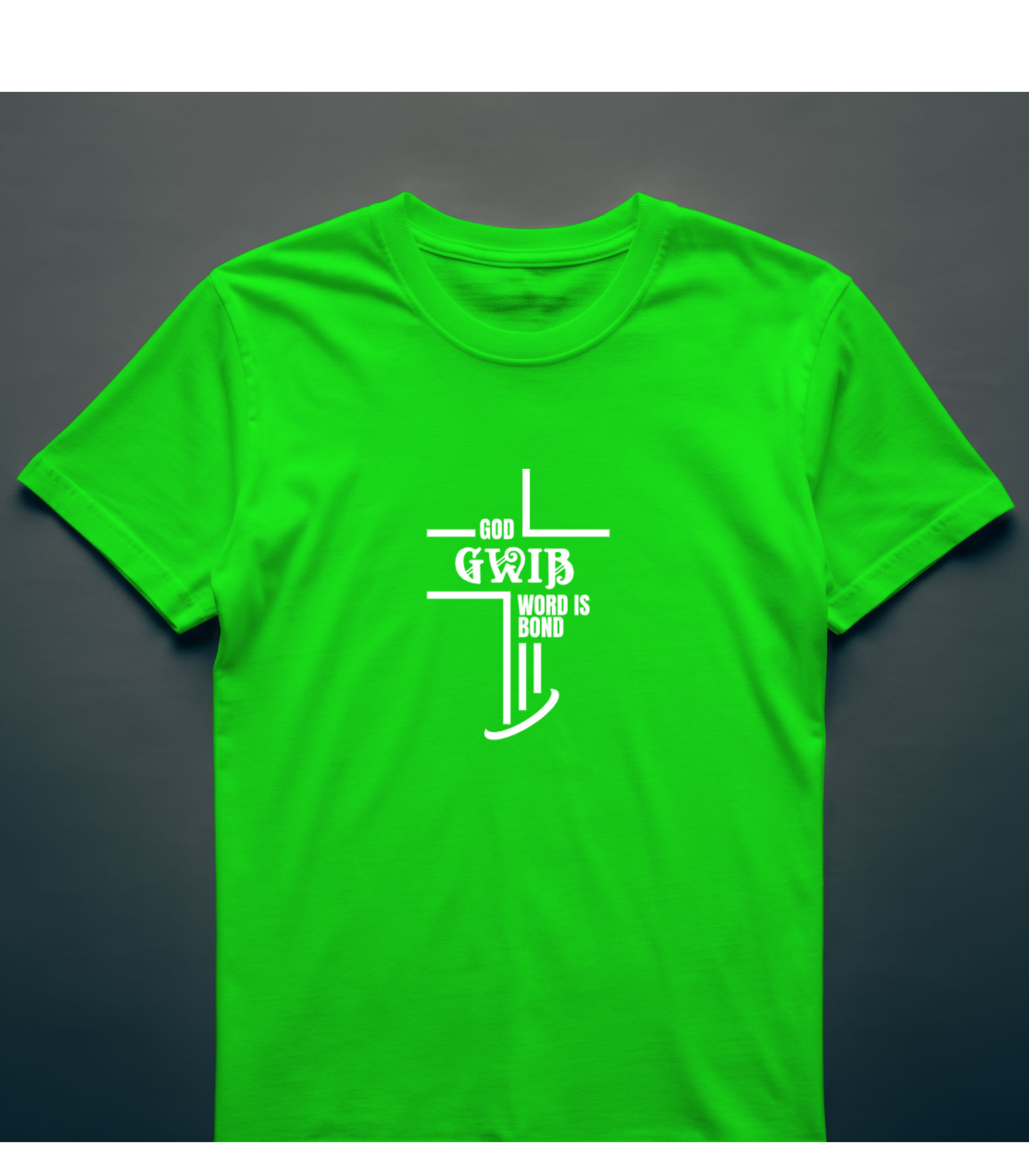 Short Sleeve Graphic design Faith Based T-Shirt with inspiring message.
