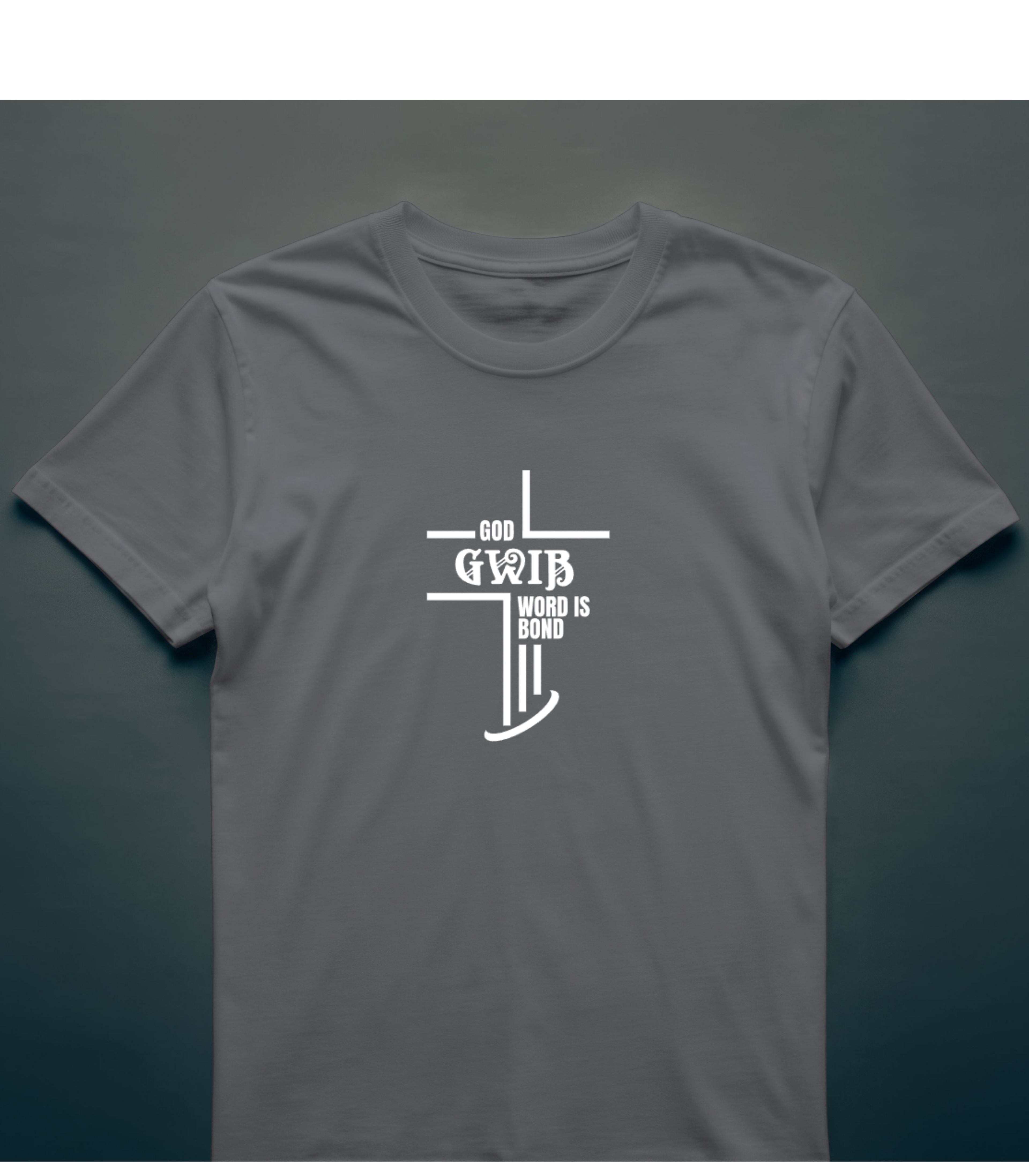 Short Sleeve Graphic design Faith Based T-Shirt with inspiring message.