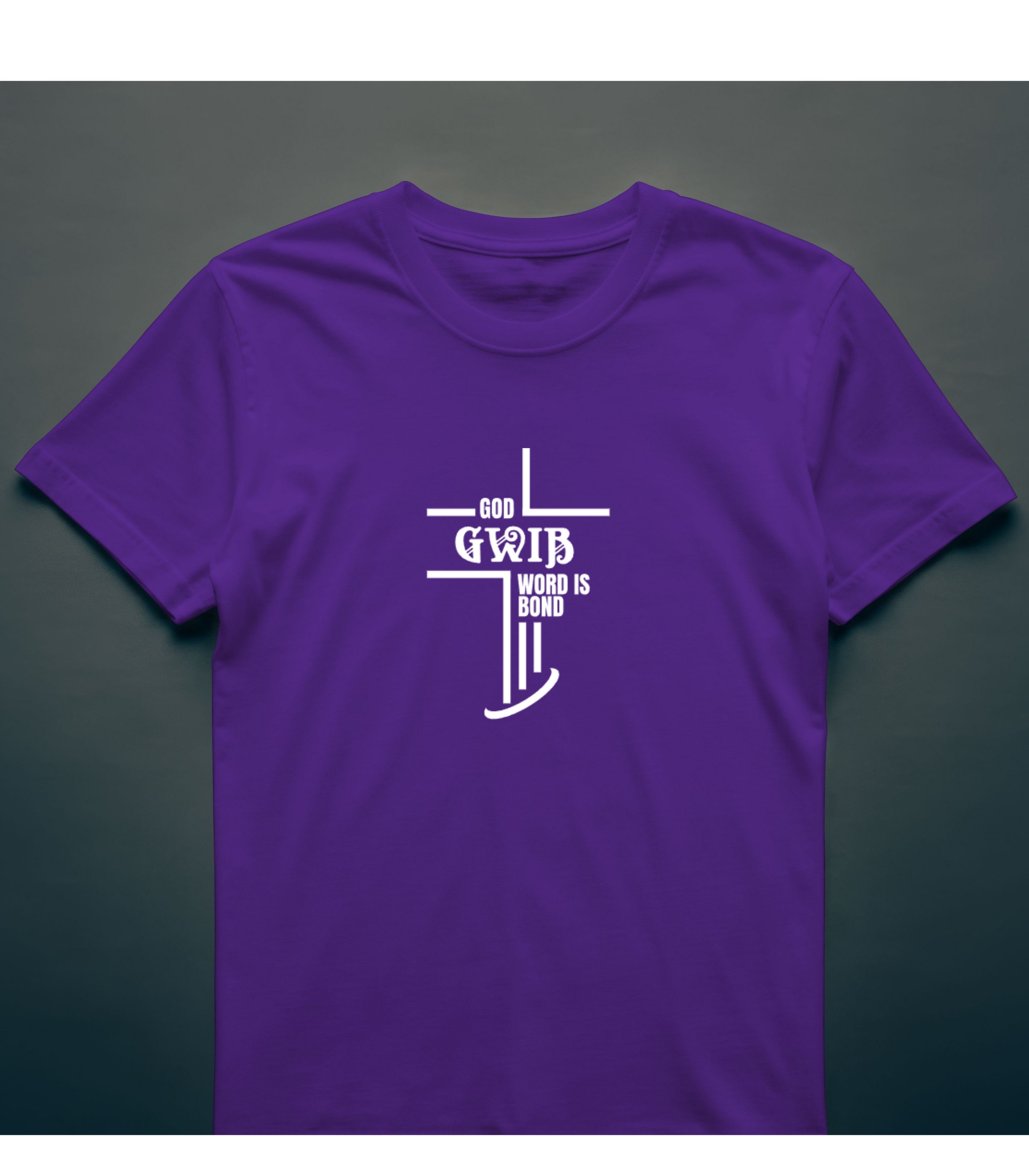 Short Sleeve Graphic design Faith Based T-Shirt with inspiring message.