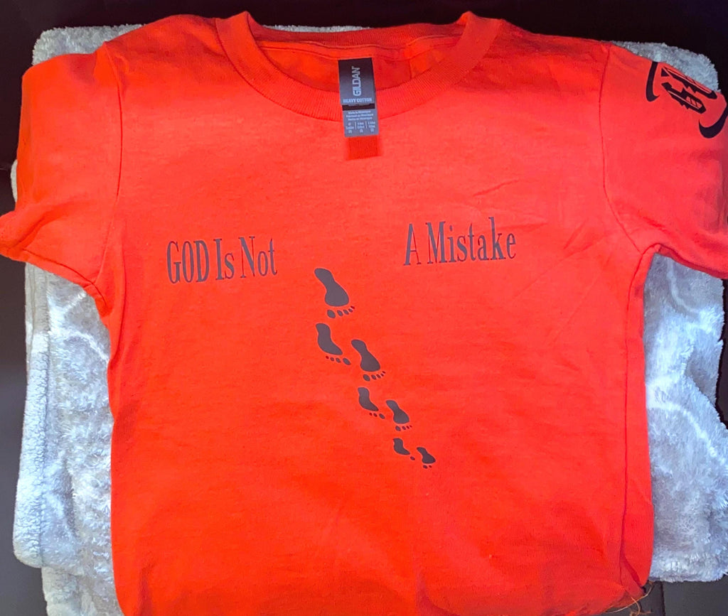 Walk with God Kids Shirt: Footprints Design, GWIB