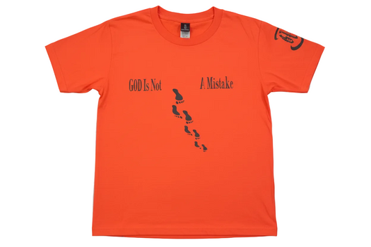 Walk with God Kids Shirt: Footprints Design, GWIB