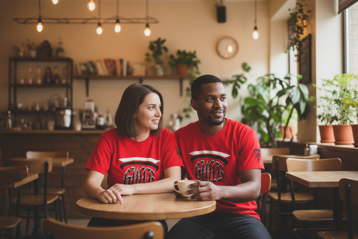 Christian T Shirt designed with the letters GWIB meaning that God Word Is Bond