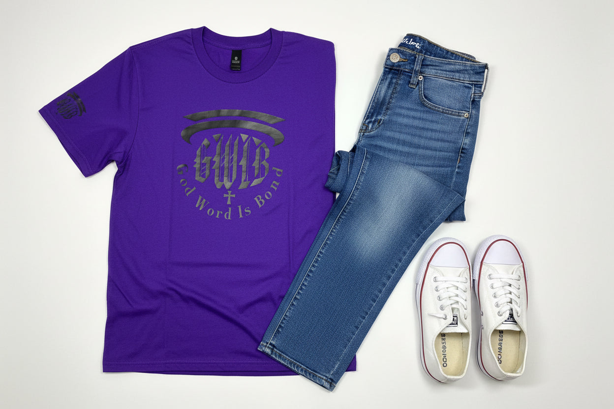 Christian Inspired Graphic Tee.God Word Is Bond